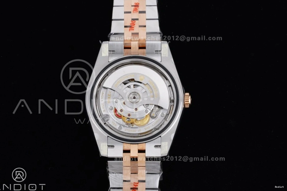 126331 Best SH3235 RG Jubilee Diamonds 1:1 SS DateJust Steel 41 on Dial Bracelet RG Edition Clean 904L 0325